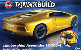 QUICK BUILD Lamborghini Aventador (žlutý)