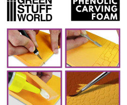 Phenolic Carving Foam – Phenolic Foam 10mm, A4 format (1 pc.)