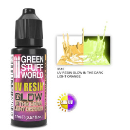 UV Resin Glow in the Dark Light Orange (17 ml)