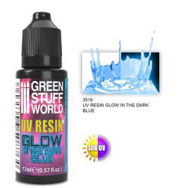 UV Resin Glow in the Dark Blue (17 ml)