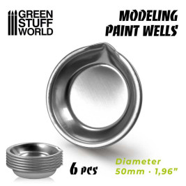 Aluminum Mixing Cups (6 pcs)