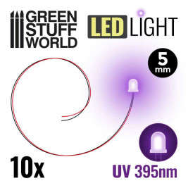 Ultraviolet LED 5mm (10 pcs)