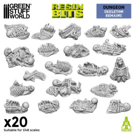 3D Printed Skeleton Remains (20 pcs)