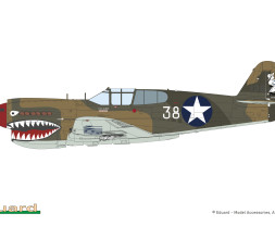 1:48 Curtiss P-40E Warhawk (Dual Combo Royal Class)