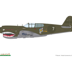 1:48 Curtiss P-40E Warhawk (Dual Combo Royal Class)