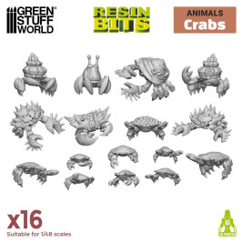 3D Printed Set Crabs (16 pcs)