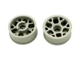 Marka Racing 1:28 Mini-Z 2WD CNC Delrin Flanged Front Wheel 8.5x20mm +1 Offset (Light Grey)