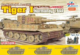 1:35 Tiger I Ausf.E Late Production w/ Zimmerit, Normandy, 1944
