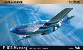 1:48 North American P-51B Mustang, Malcolm Hood Canopy (ProfiPACK edition)