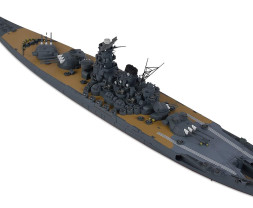 1:700 IJN Yamato (Water Line Series)