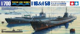 1:700 Japanese Submarine I-16 & I-58 (Water Line Series)
