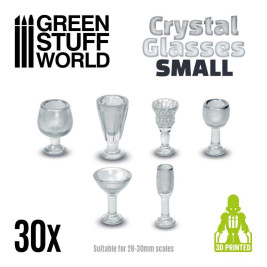 Resin Crystal Glasses Small – resinové sklenice malé (30 ks)