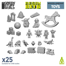 Resin Children Toys Set – resinové dětské hračky (25 ks)