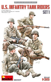 1:35 U.S. Infantry Tank Riders Set 1 (4 fig.)