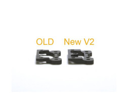 PN Racing Mini-Z V2 Alum Interchangeable Front Body Mount Base (Black)