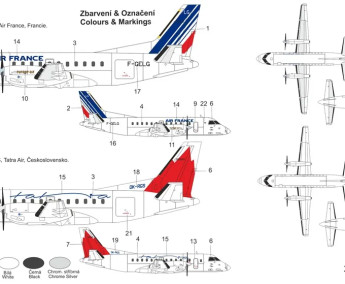 1:200 SAAB 340 (Air France/Tatra Air)