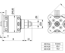 AXI 4120/14 V3 střídavý motor