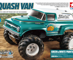 1:10 Squash Van GrnWhi GF-02 Chassis (stavebnice)