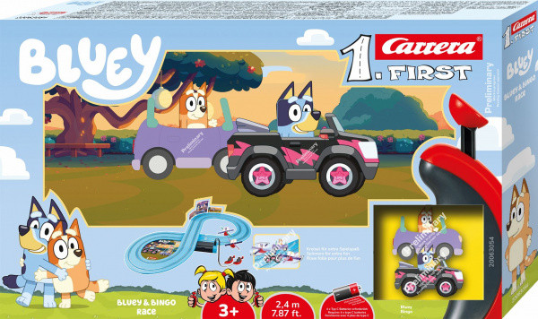 View Product - Autodráha Carrera 1. First – Bluey, délka 2,4 m