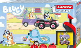 Carrera 1. First – Bluey racetrack, length 2.9 m