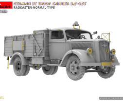 1:35 German 3t Troop Carrier 3,6-36S Radkasten-Normal-Type