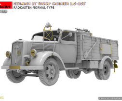 1:35 German 3t Troop Carrier 3,6-36S Radkasten-Normal-Type