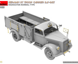 1:35 German 3t Troop Carrier 3,6-36S Radkasten-Normal-Type