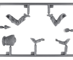 1:35 Panzer Crew, France, 1944, Resin Heads