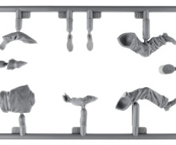 1:35 Panzer Crew, France, 1944, Resin Heads