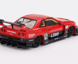 1:64 Nissan LB-ER34 Super Silhouette SKYLINE Red/Black