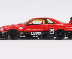 1:64 Nissan LB-ER34 Super Silhouette SKYLINE Red/Black