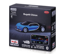 1:41 RC autíčko Maisto Bugatti Chiron Blue (Bluetooth Car)