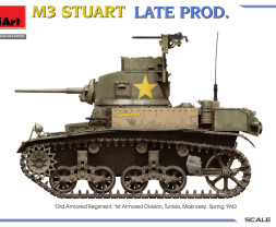 1:35 M3 Stuart Late Production w/ Interior Kit