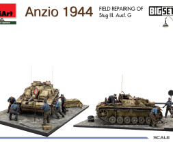 1:35 Anzio 1944: Field Repairing StuG III Ausf.G
