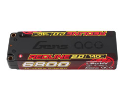 GENS ACE LiPo Redline Series 2.0 - 2S 6800mAh 7,6V High Voltage 2S1P (140C)