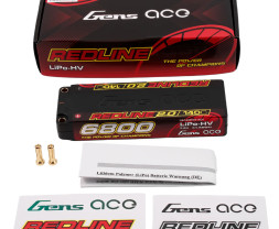 GENS ACE LiPo Redline Series 2.0 - 2S 6800mAh 7,6V High Voltage 2S1P (140C)