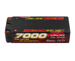 GENS ACE LiPo Redline Series 2.0 - 2S 7000mAh 7,6V High Voltage 2S1P (140C)
