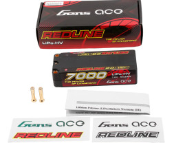 GENS ACE LiPo Redline Series 2.0 - 2S 7000mAh 7,6V High Voltage 2S1P (140C)