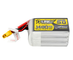 GENS ACE LIPO TATTU R-Line FPV serie - 6S 1480mAh 22,2V 6S1P (150C) Version 5.0