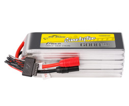 Gens ace G-Tech LiPo - 6S 6000mAh 22,2V 6S1P (150C) AS150 Plug