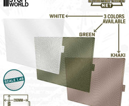 Miniature Camouflage Nets – maskovací síť bílá 1:48
