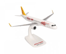 1:200 Airbus A321-251NX Pegasus Airlines ″100th″, Named ″Cumhuriyet″ (Snap-Fit)