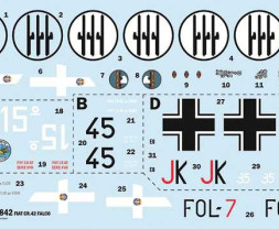 1:48 Fiat CR.42 Falco Assault / Night Fighter