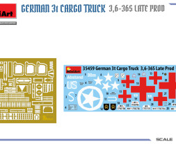 1:35 German 3t Cargo Truck 3,6-36S Late Production