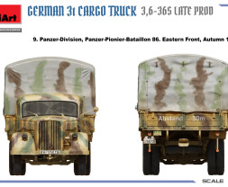 1:35 German 3t Cargo Truck 3,6-36S Late Production
