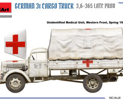 1:35 German 3t Cargo Truck 3,6-36S Late Production