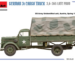 1:35 German 3t Cargo Truck 3,6-36S Late Production
