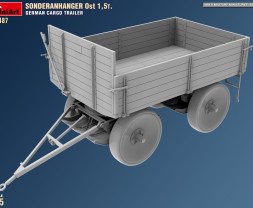 1:35 Sonderanhanger Ost 1.5t German Cargo Trailer