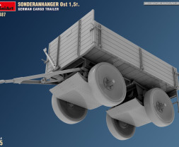 1:35 Sonderanhanger Ost 1.5t German Cargo Trailer