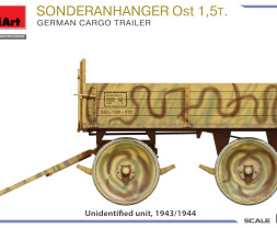 1:35 Sonderanhanger Ost 1.5t German Cargo Trailer